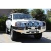 ECB Black Ripple Bullbar fits Nissan Navara D22 4WD (Japan) 10/01-09/10 BN54SYB