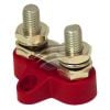 Jaylec BP3826R Small Base Dual Post Linked M8 Red 45.3 X 43 X 32.5mm