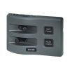 Enerdrive BS-4303B Panel 12VDC WP Switch Panel Gray 2P