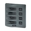 Enerdrive BS-4305B Panel 12VDC WP Switch Panel Gray 4P