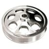 Billet Specialties Power Steering Pump Pulley fits Saginaw Pump 77 & Up Press-On Shaft & Serpentine Belt BSFM1035PC