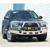 ECB Silver Hammertone Bullbar with Bumper Lights fits Toyota Kluger 08/07-08/10 BT30SYZ
