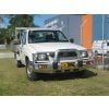 ECB Silver Hammertone Bullbar fits Toyota Hilux 2WD 11/01-02/05 BT80SYZ