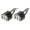 Jaylec ECH3153 Headlight Connector H4 Prewired with 100mm Wire
