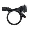 Elecbrakes A7LR-12 Plug and Play Adapter Large Round 7 Pin To Flat 12 Pin