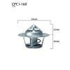 CPC Auto Components CPC1-160 Thermostat