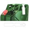Fuel Safe Fuel Can Tag Blank FCTWHT