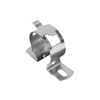 FiTech 99907 Go Spark Oil Filled Round Ignition Coil Bracket Chrome