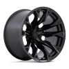 Fuel D804 Flame 20x12 5x127 -44 Offset Black Wheel