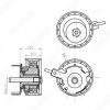 GMB GTB1060 Timing Belt Tensioner Pulley
