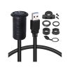 InstallPRO IPUSB-6 1.8m 6ft Single USB Flush Extension Kit