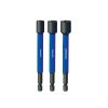Kincrome K21506 Magnetic Nutsetter Impact Bit Mixed Pack 100mm 3 Piece