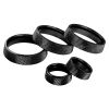LEYO Billet Aluminum Knobs Black 5pcs L080B