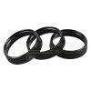 LEYO Billet Aluminum Knobs Black 3pcs L083B