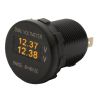 LV Automotive LV1069 OLED Dual Voltmeter 8 - 60V Flush Mount