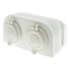 LV Automotive LV1780W DC Dual Accessory Sockets Surface Mount With Covers