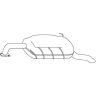 Redback M2686 Muffler fits Hyundai Accent 12/06-12/09