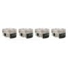Manley Platinum Turbo Tuff Pistons Set 79mm Stroke Extreme Duty/79mm Stroke 99.55mm Bore -22cc Dome Volume 8.5:1 CR 632201CE-4