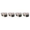 Manley Platinum Turbo Tuff Pistons Set 79mm Stroke Standard Duty/79mm Stroke 99.75mm Bore -10cc Dome Volume 9.8:1 CR 632302C-4