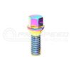 Mevius Lug Bolts Set of 20 M14x1.5 60 Degree Taper Head 27mm Length Neo Chrome 40601N