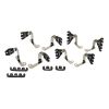 Moroso Spark Plug Lead Separators 7-9mm Black fits BB Chevy MO72178