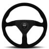 MOMO Steering Wheel Montecarlo Black Alcantara 350mm