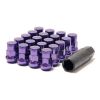 Muteki SR35 Closed End Steel Wheel Nuts M12x1.25 Pack 16+4 Purple 32925LP