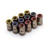 Muteki HR38 Super Racing Nut M12x1.25 20 Pack Black Chrome/Red Ring HR3805BR