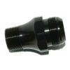 Meziere Inlet Fitting 100 Series Electric Water Pumps -20AN Black Finish MZWP1020S