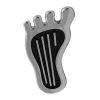 TFI Racing Headlamp Dimmer Pedal Barefoot Surfer Style Chrome with Black 6278