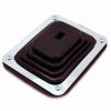 TFI Racing Rubber Gear Shifter Boot & Chrome Rectangular Mount Plate 4