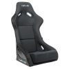NRG FRP Race Bucket Seat Large Black Shell/Black Cloth FRP-300
