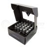 NRG 700 Series Long Steel Wheel Lug Nuts w/Dust Caps Set of 20 M12x1.5 Silver LN-LS700SL-21