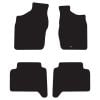 RubberTree Luxury Carpet Car Floor Mats fits Nissan Navara Dual Cab D22 DX 06-15 NS030LXBL