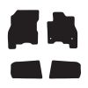 RubberTree Executive Rubber Car Floor Mats fits Nissan Leaf 17-23 NS110TPR