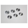 PE Racing Aircraft Style Load Spreading Washers w/ Locating Shoulder 10 Pack M5 Countersunk/Mill Finish PE-014-6001