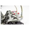 PE Racing AN-4 Inlet Braided Hose and Fitting Kit for Girling Master Cylinder Banjo fitting for Master Cylinder PE-001-2008