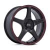 Petrol PE003 P2E 18x8 5x108,5x114.3 +40 Offset Black Wheel