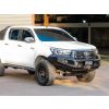 PIAK Elite Non Loop Bull Bar with Black Protection Plate fits Toyota HiLux 6/2018 to 4/2020