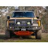 PIAK Genesis Loop Bull Bar Black Recovery Points & Orange Bash Plate fits Toyota Prado 250 8/2024 on