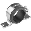 Proflow Fuel Pump Single Mount Bosch 044 Style Bracket Silver PFEBOSBKSIL