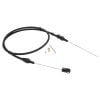 Proflow Throttle Cable LS Chev,For Holden Commodore,Black Braided Stainless Wire 36 in. Length PFECSS-LS36-BK