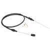 Proflow Throttle Cable For Holden Commodore LS Black Braided Stainless Wire 48 in. Length PFECSS-LS48-BK