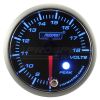 Prosport 52mm SM Series Performance Gauge Range Blue/White Volt Gauge 216SMWBVOSWL270-PK