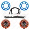 Pro Speed Hella Genuine Supertone Red Horn PAIR w/Coloured Covers Harness and Bracket Blue/Subaru WRX/STI 18-21 003399801-PSR-VA2-BL