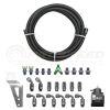 Pro Speed by Radium Fuel Rail Plumbing Kit Include Radium FPR w/Mounting Bracket/Straight Fitting with 90 Deg Hose End 20-1160-V3