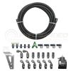Pro Speed by Radium Fuel Rail Plumbing Kit Include Radium FPR w/Mounting Bracket/Banjo Swivels 20-1160-V4