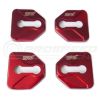 Pro Speed Door Striker Covers Red Chrome PSR-DSC-RD