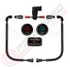 Pro Speed PSR/Raceworks/Zeitronix Flex Fuel Kit w/Pushlock Hose Red PSR-ECA-005-400RD