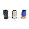 Pro Speed Ti-R Titanium Key Drive Lug Nuts Set of 20 M12x1.25 Black PSR-TIR-125BLK